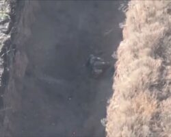 Suicide by grenade on battlefield