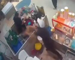 Woman attacked with boiling oil during argument with her coworker