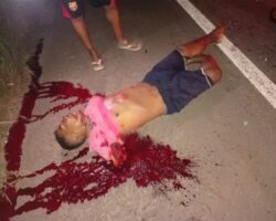 Aftermath of fatal motorcycle accident #2