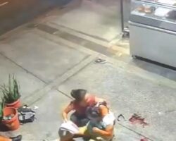 Attack by group of hitmen on restaurant guests