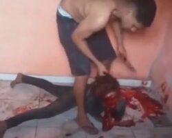 Brutal execution of female gang member