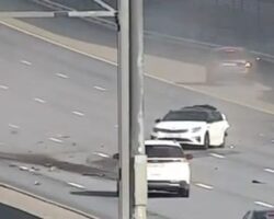 Deadly crash on highway in Moscow