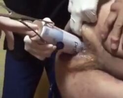 Deodorant bottle removed from his rectum