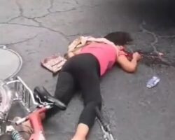Female cyclist killed by bus