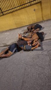 Four murderers of little girl were killed and thrown on street