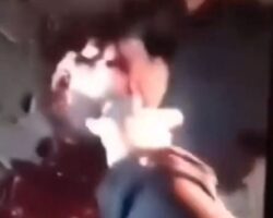 Gangsters finish off their dying rival