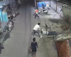 Indian political activist shot on street by comrade
