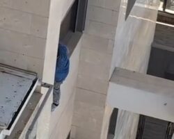 Israeli man ends it all by jumping out of window