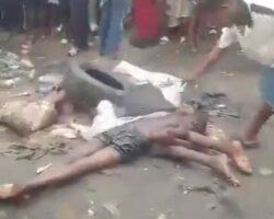 Robbery suspects killed by angry mob