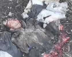Russian soldier blown apart by drone strike #5