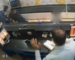Security guard shot man inside currency exchange