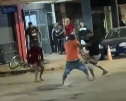Stabbed during drunken brawl