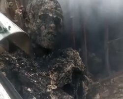 Three charred human bodies found inside car