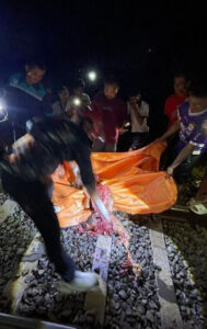 Unidentified woman committed suicide by train