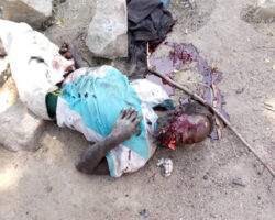 Victims of terrorist attack in Konduga, Nigeria