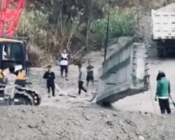 Worker killed by collapsing crane