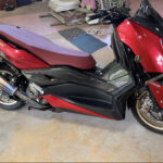 Young Thai man lost control of his motorcycle and crashed
