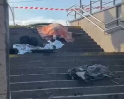 4 dead after Mercedes crashed into pedestrian underpass