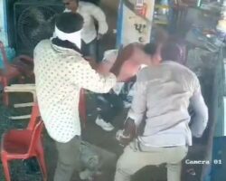 Brutally murdered with machetes at street stall