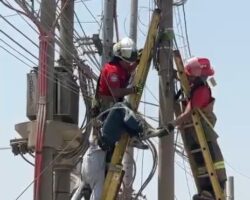 Internet provider employee fatally injured by high-voltage electricity