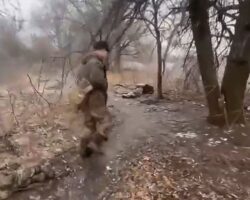 Russian soldier filming their losses #3