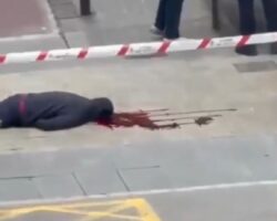 Shot dead in streets of Barcelona