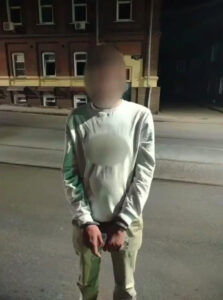 Shot in head with flare gun