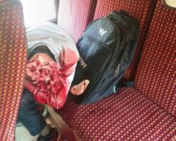 Teen killed after sticking head out of moving bus