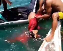 Two fishermen died when police boat crashed into their boat