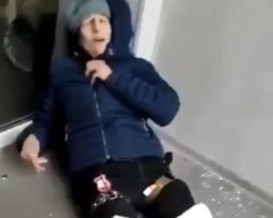 Aftermath of Russian shelling in Kyiv