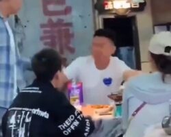 Brawl in Chinese restaurant