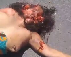 Brazilian woman crushed by truck #4