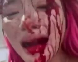 Chinese man brutally assaulted and beat prostitute