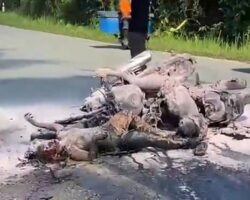 Collision between two motorcycles claimed two lives