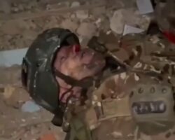 Eliminated Russian infantry group on frontline