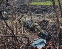 Eliminated group of Russian soldiers