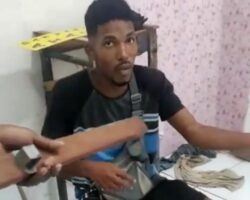 Hard lesson for Brazilian thief #2