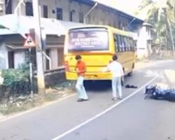 Indian teenager narrowly escapes death