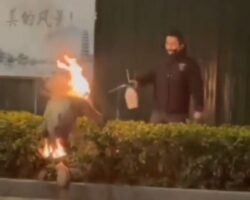 Man burns his wife’s lover to death