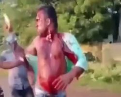 Man hacked to death on Indian street