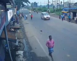 Motorcyclist killed by speeding car