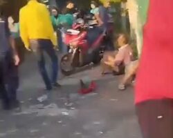 Truck struck several people
