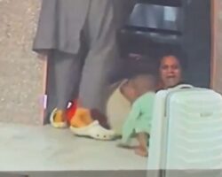 Crushed by elevator in front of her daughter and grandson