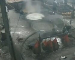 Indian man falls into hot cooking oil