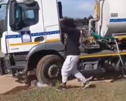 Man fatally run over by city water truck