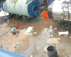 Old pressure tank explodes, killing worker in Vietnam