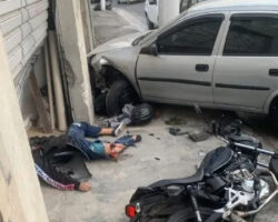 Robbers killed after victim chases them down by car