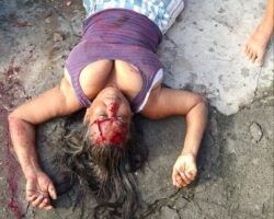 Runaway car crushes woman at bus stop
