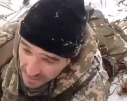 Russian soldier executes two wounded Ukrainian paratroopers