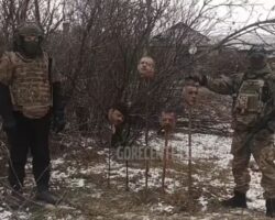 Russians impaled heads of Ukrainian soldiers on stakes